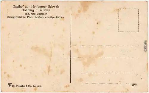 Hohburg 2 Bild: Gasthof und Umland 1913