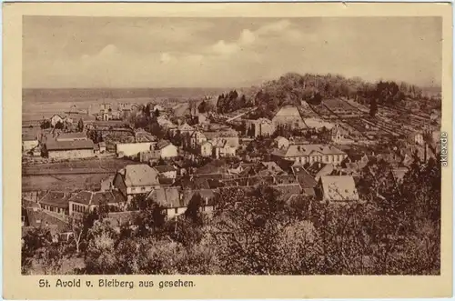 Saint-Avold vom Bleiberg aus gesehen 1922