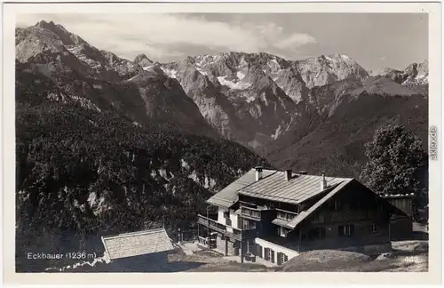 Garmisch-Partenkirchen  Almwirtschaft Eckbauer 1236m 1928