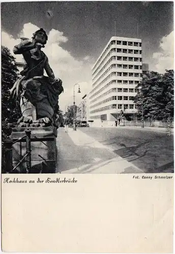 Tiergarten-Berlin  Bendlerbrücke und Hochhaus 1970