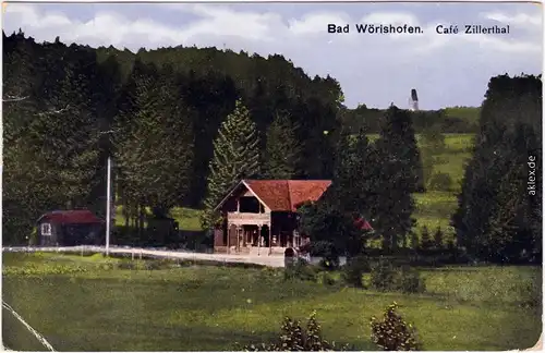 Bad Wörishofen Café Zillerthal 1921