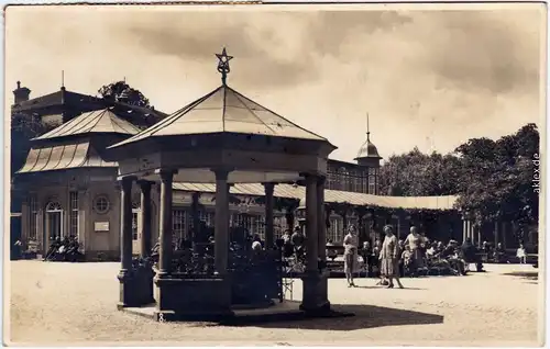 Postcard Bad Liebwerda Lázně Libverda Kuranlagen Brunnenplatz 1927