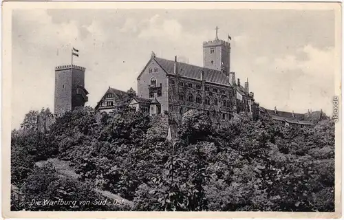 Eisenach Die Wartburg von Süd-Ost 1931