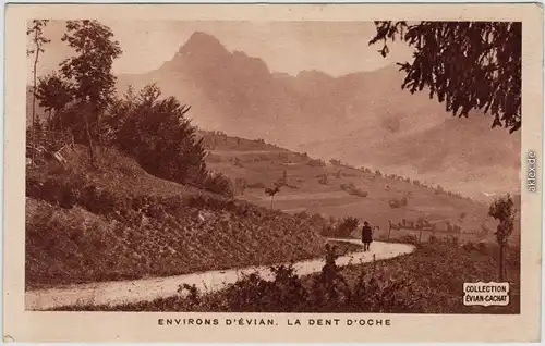 Bernex Environs d&#039;Évian -La Dent d&#039;Oche 1932