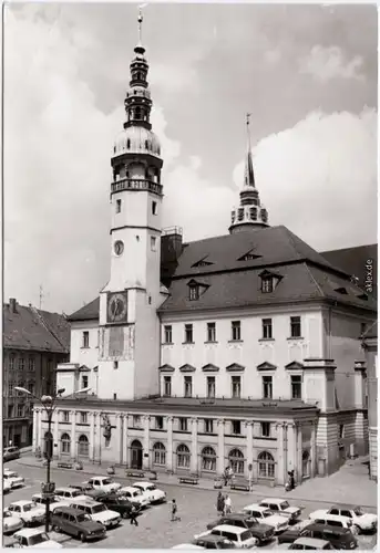 Bautzen Budyšin Rathaus Foto Anbsichtskarte Obelausitz 1980