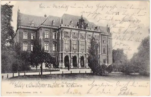 Krakau Kraków Jagiellonian University  Uniwersytet Jagielloński 1912