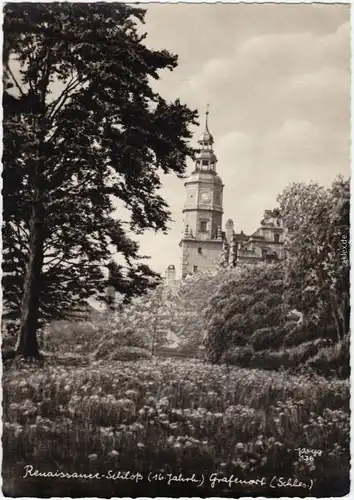 Grafenort Gorzanów Renaissance Schloß 1930