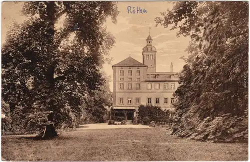 Rötha Partie am Schloß 1933