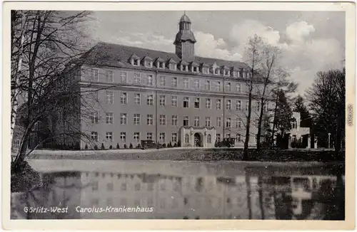 Görlitz Zgorzelec - West: Carolus-Krankenhaus 1935