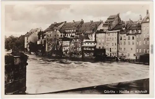 Görlitz Zgorzelec Blick auf die Altstadt 1939