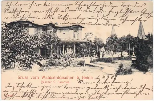 Heide (Holstein) Waldschlösschen 1902