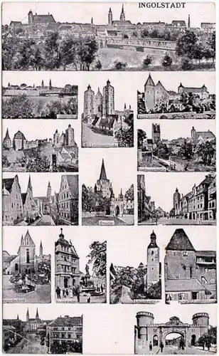 Ingolstadt Stadtteilansichten, Straßen 1919