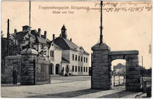 Königsbrück Kinspork Wacheund Post - Truppenübeungsplatz 1912