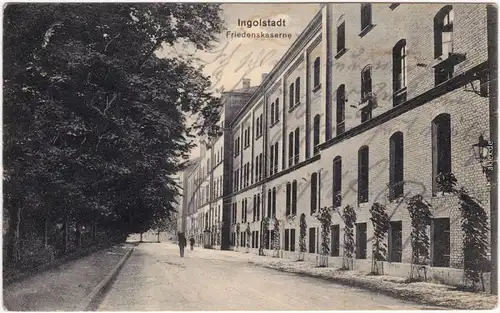 Ingolstadt Friedenskaderne - Straße 1914