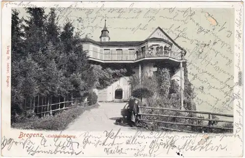 Bregenz Gebhardsweg 1905
