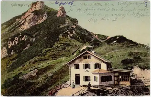 Kufstein Kaisergebirge - Stripsenjochhütte 1905
