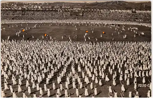 Stuttgart Eröffnung Turnfest - Privatfoto AK 1933