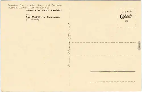 Dortmund Westfälische  Bauernküche - Museum 1950