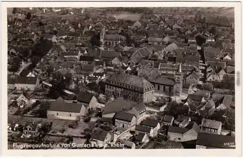 Guntersblum Rhein-Selz Luftbild 1932