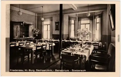Friedensau-Möckern Sanatorium - Speisesaal 1956