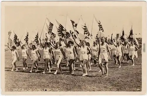 Stuttgart 15. Deutsches Turnfest - Fahnenträger 1933