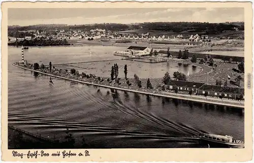 Hofen-Stuttgart Luftbild: Gaststätte am Mar- Ehth-See 1932