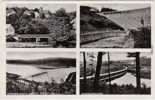 Rauenstein Lengefeld Erzgebirge 4 Bild: Stadt und Saidenbachtalsperre 1941