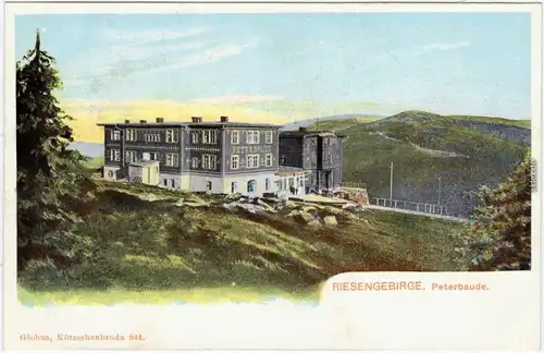 Spindlermühle Špindlerův Mlýn | Spindelmühle Partie an der Peterbaude 1908
