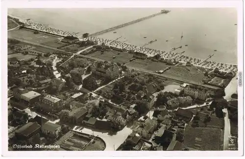 Kellenhusen  Luftbild - Strand und Stadt  Ostholstein b Neustadt 1939