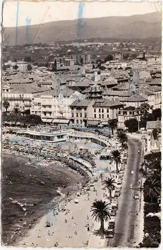 Saint-Raphaël Bd Félix Martin et la plage Var CPA Ansichtskarte 1965
