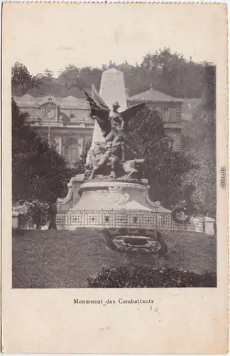 Saint-Étienne Monument des Combattants CPA Ansichtskarte Loire 1926