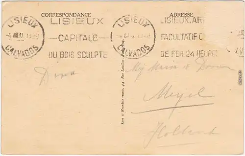 Lisieux Eglise Saint_Désir Calvados CPA Ansichtskarte 1930