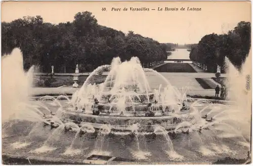 CPA Versailles Parc de Versailles  - La Bassin de Latone Yvelines 1913