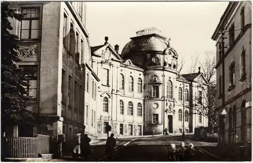 Sonneberg Straßenpartie am Spielzeugmuseum Foto Ansichtskarte  1951