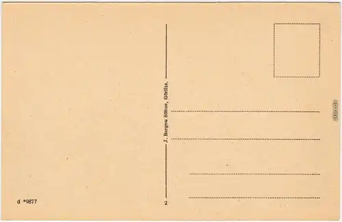 Zgorzelec Görlitz  Ansichtskarte Oberlausitz Ruhmeshalle und Stadt 1930