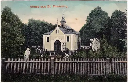 Lobendau Lobendava Kapelle - St. Annaberg  b Schluckenau 1910