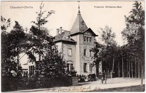 Ottendorf-Okrilla Friedrich Wilhelm Bad Ansichtskarte b Dresden Königsbrück 1913