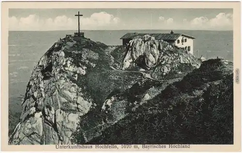 Bergen (Chiemgau) Unterkunftshaus Hochfelln b Traunstein 1922