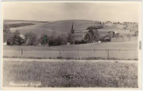 Hermsdorf (Ost-Erzgebirge) Partie an der Stadt 1944