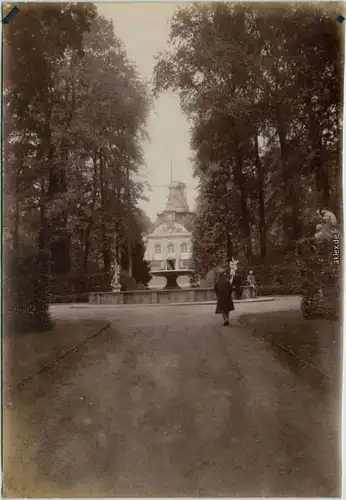 Potsdam Im Park von Sanssouci mit Mühle 1928