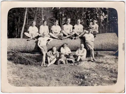 Dresden Drježdźany Postsportverein Training in der Heide 1928