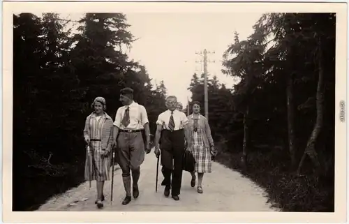 Krummhübel Karpacz Heimkehr von der Schneekoppe Sněžka Śnieżka Privatfoto A 1931