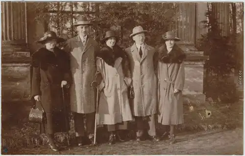 Dresden Drježdźany Im Lingnerpark Privatfoto Ansichtskarte  1924