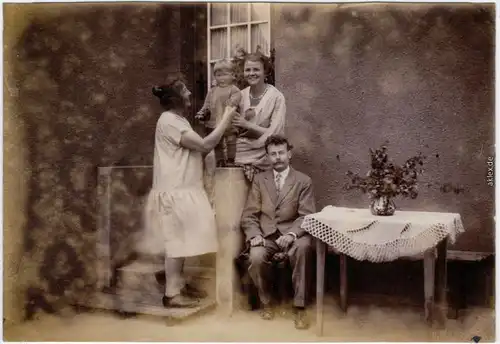 Cuxhaven Freund Pollack mit Familie  1928