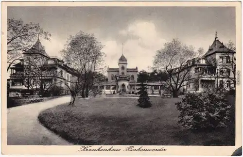 Birkenwerder Partie am Krankenhaus Ansichtskarte Oranienburg Berlin  1931