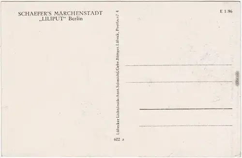 Berlin Schaefers Märchenstadt Liliput Ansichtskarte  1914