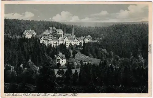 Hohwald (Sachsen) Blick auf die Heilstätte Ansichtskarte b Sebnitz Neustadt 1931