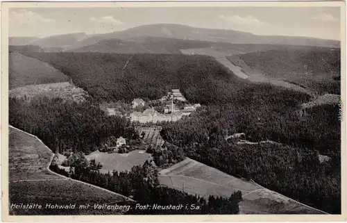 Hohwald (Sachsen) Luftbild Hohwald Ansichtskarte b Sebnitz Neustadt  1931