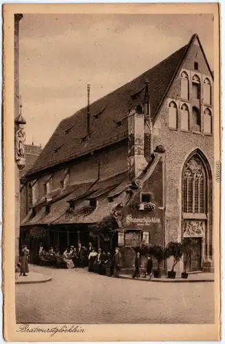 Nürnberg Bratwurstglöcklein 1928