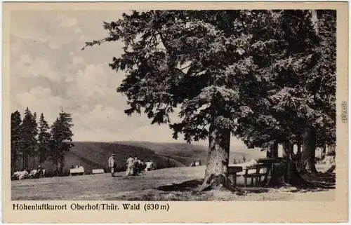 Oberhof (Thüringen) Höhenluftkurort  Thüringer Wald 830m Ansichtskarte 1928